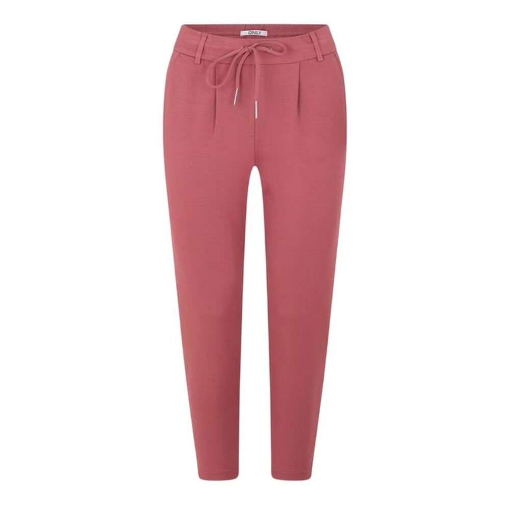 Only Womens/Ladies Plain Slim Pants / Red